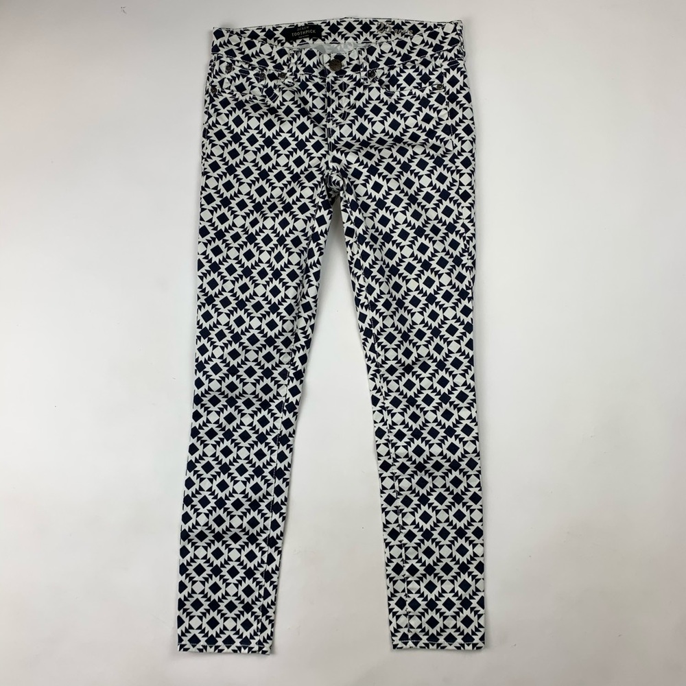 🚨 Final Sale🚨J. Crew Print Toothpick Ankle Jeans - Picture 3 of 7